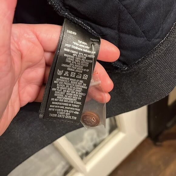 Ted Baker Grey Lined Quilted Coat - Picture 11 of 16